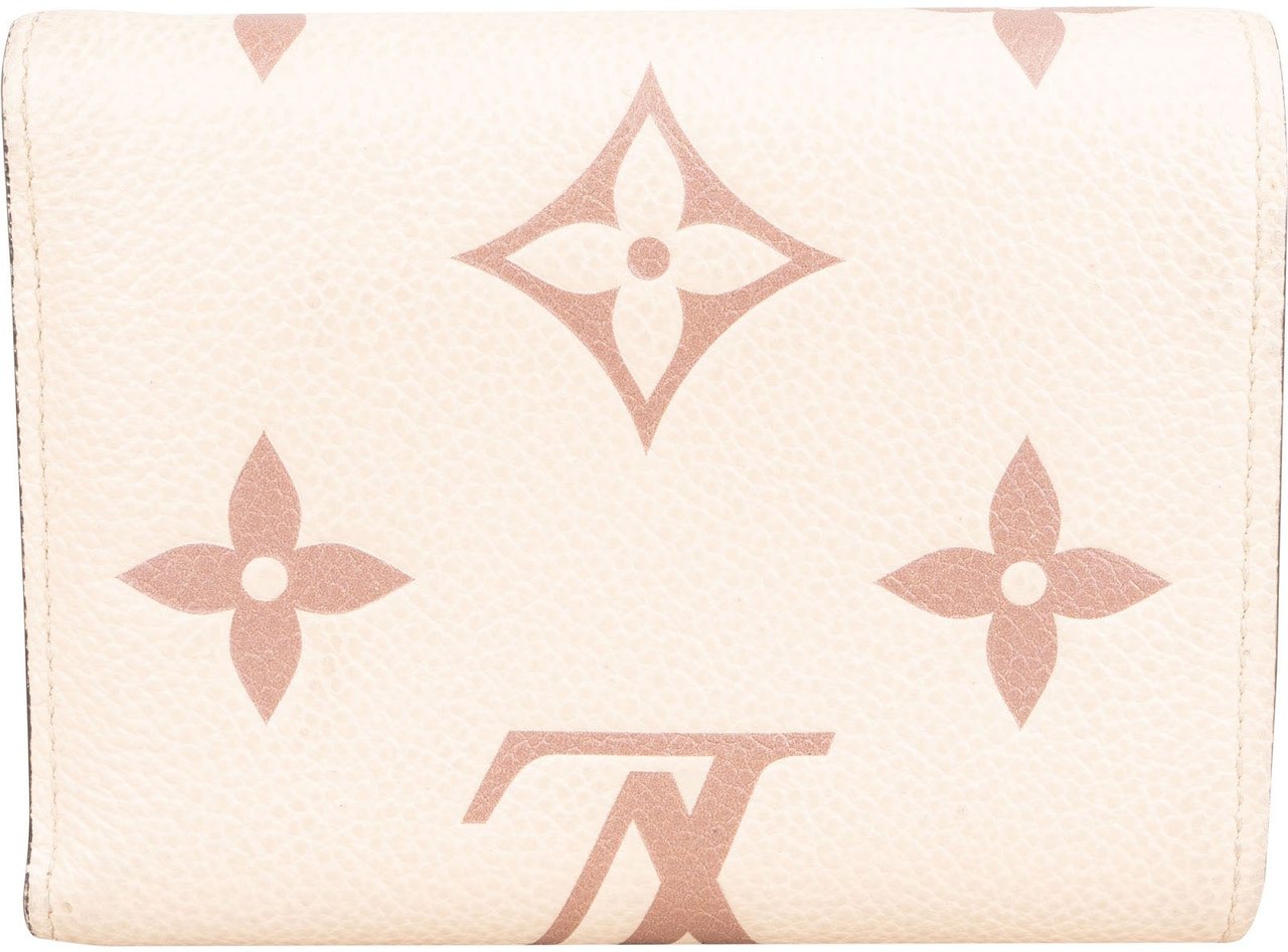 Louis Vuitton Bicolor Monogram Empreinte Leather Victorine Wallet Beige
