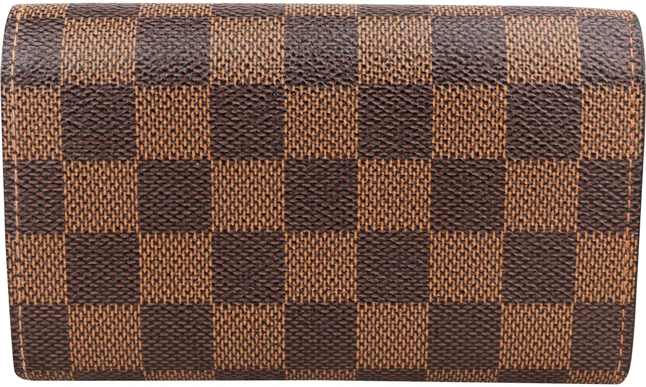 Louis Vuitton Monogram Damier Ebene Canvas Tresor Wallet Bruin