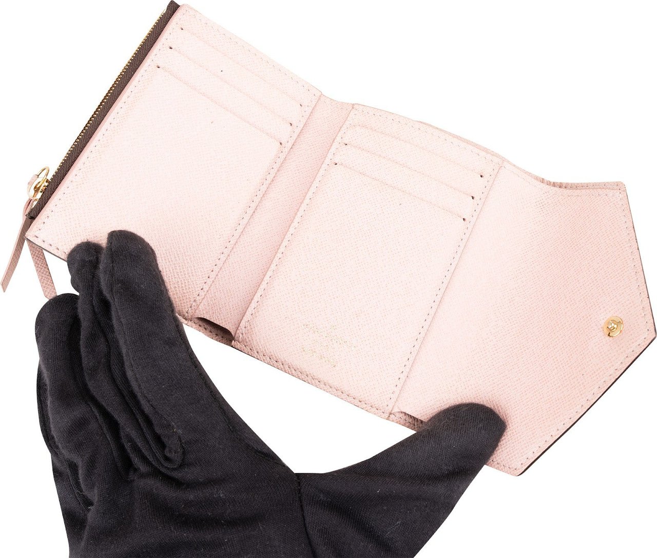 Louis Vuitton Monogram Canvas Victorine Wallet Bruin