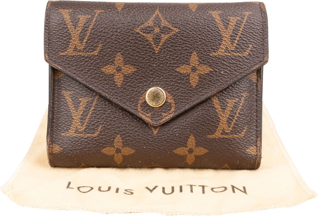Louis Vuitton Monogram Canvas Victorine Wallet Bruin