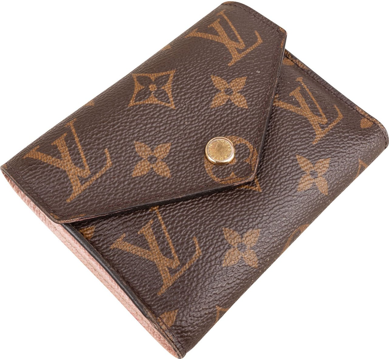 Louis Vuitton Monogram Canvas Victorine Wallet Bruin