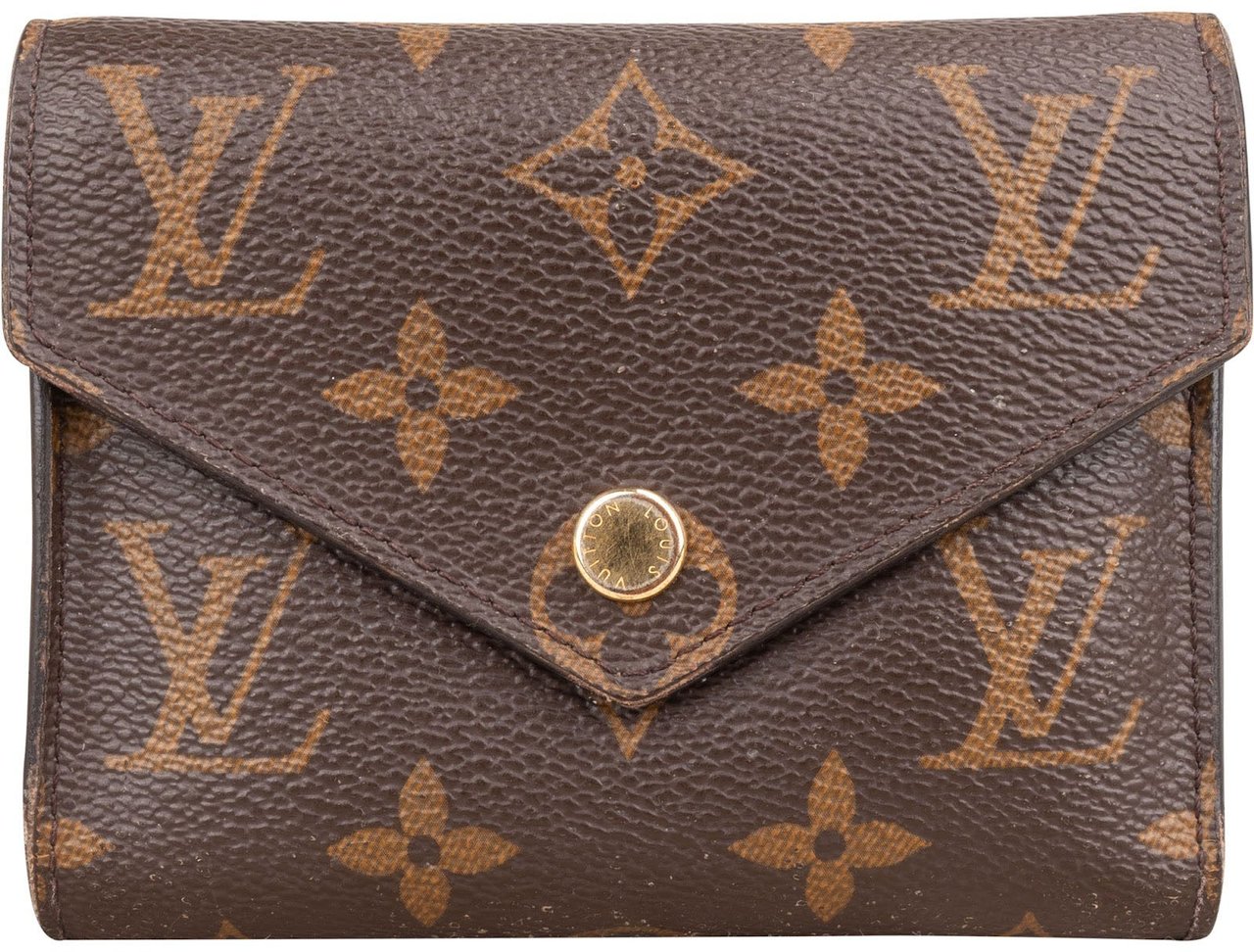 Louis Vuitton Monogram Canvas Victorine Wallet Bruin