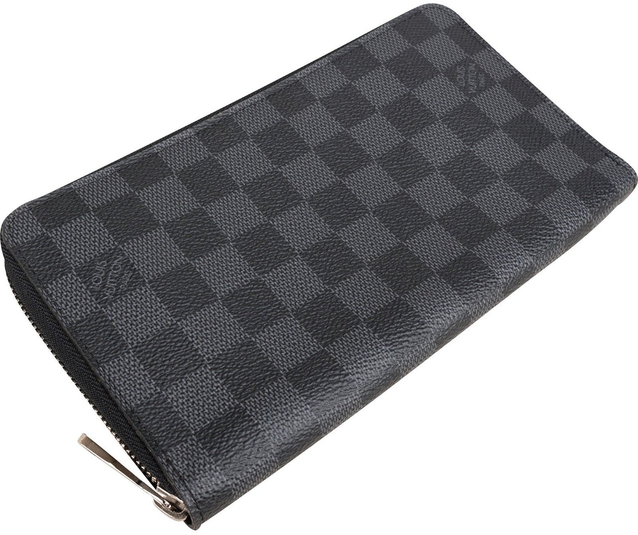 Louis Vuitton Monogram Damier Graphite Canvas Zippy Organizer Wallet Zwart