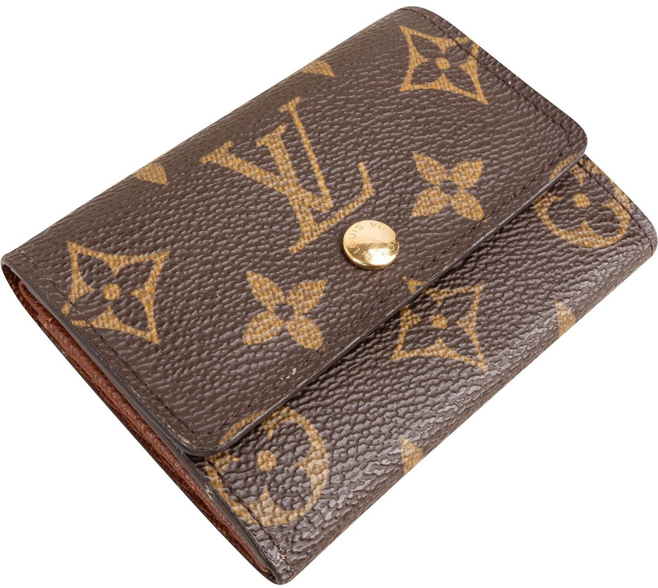 Louis Vuitton Monogram Canvas Mini Coin Wallet Bruin