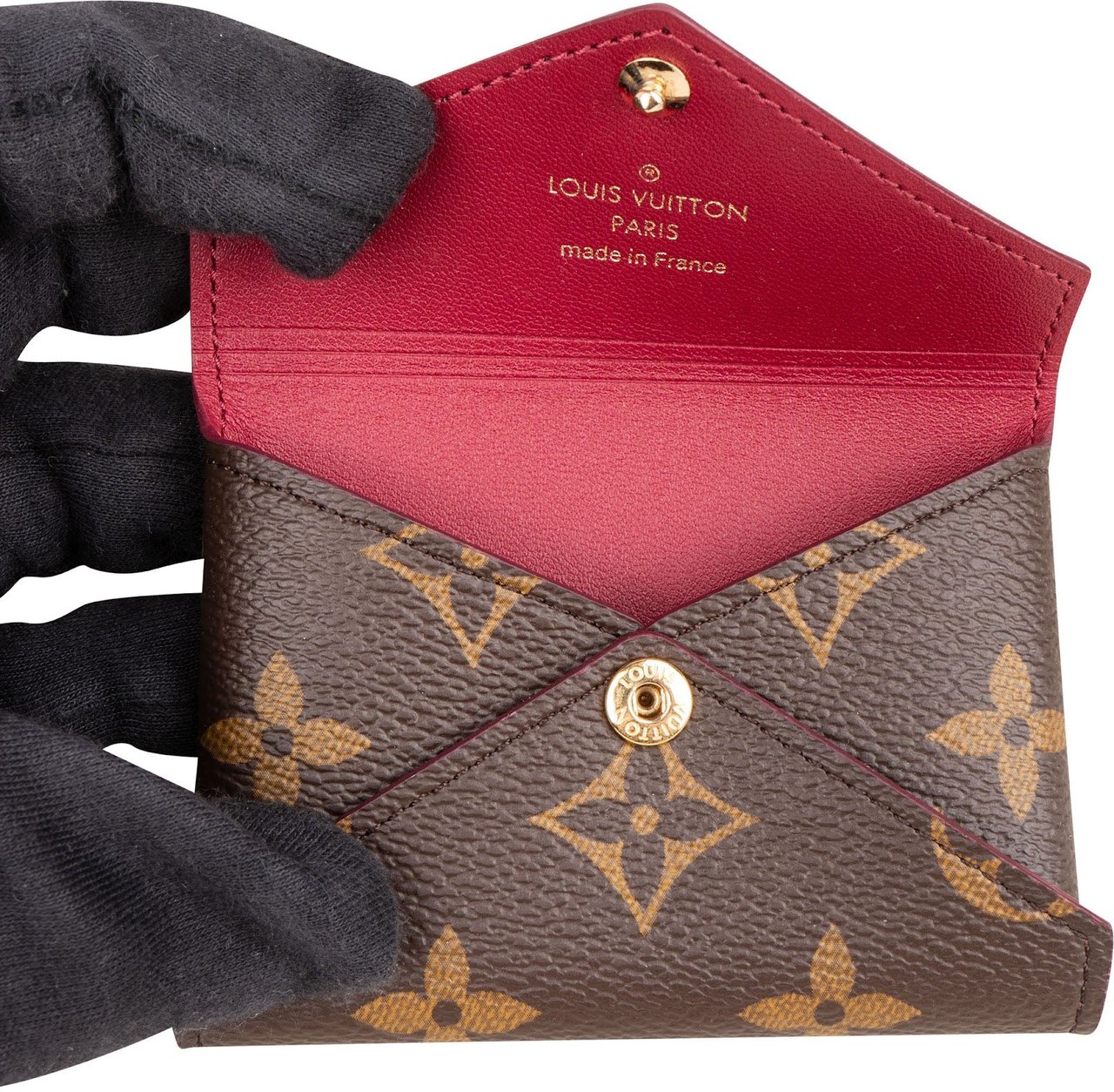Louis Vuitton Monogram Canvas Mini Kirigami Etui Coin Etui Bruin