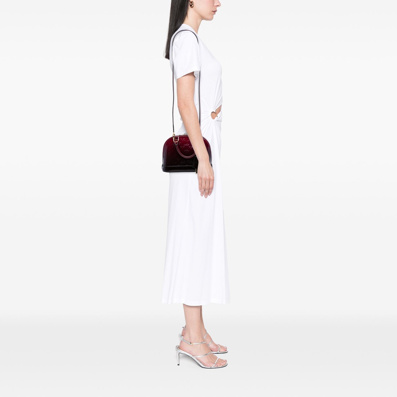 Louis Vuitton Monogram Vernis Ombre Alma BB Rood