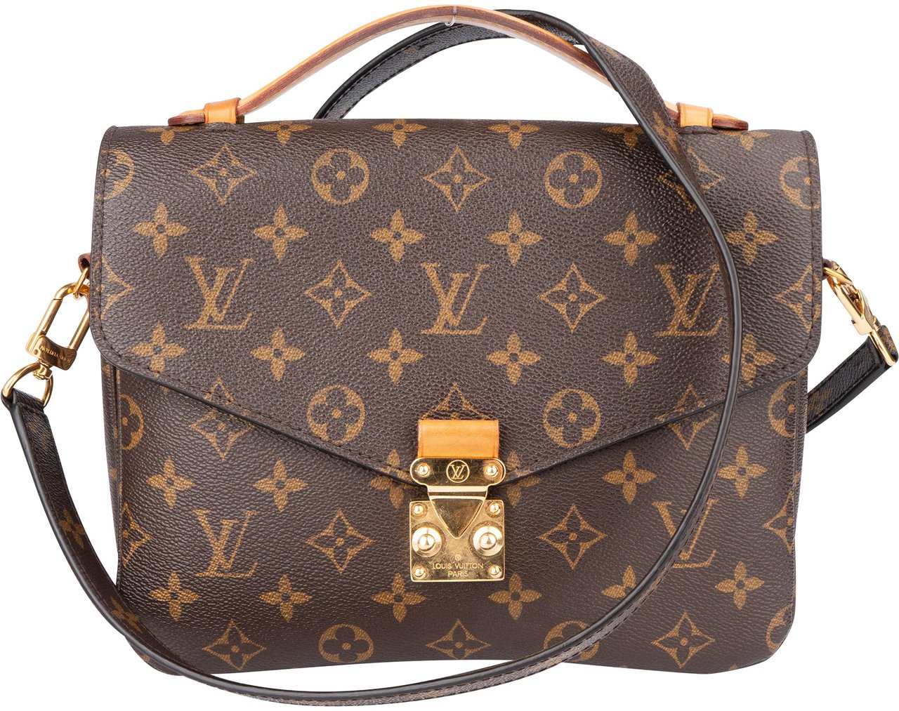 Louis Vuitton Louis Vuitton Canvas Monogram Metis Handbag Bruin