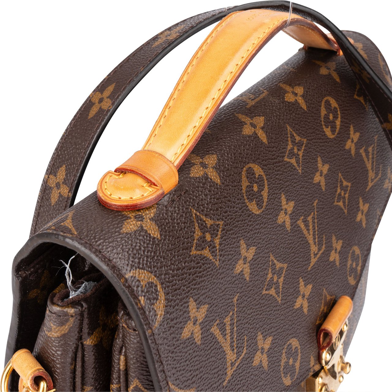 Louis Vuitton Louis Vuitton Canvas Monogram Metis Handbag Bruin