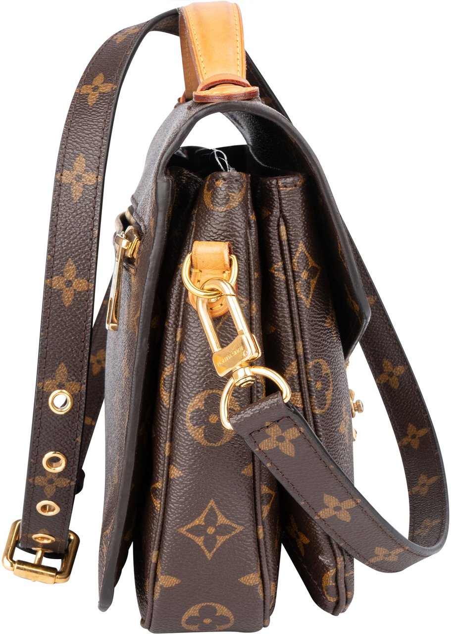Louis Vuitton Louis Vuitton Canvas Monogram Metis Handbag Bruin