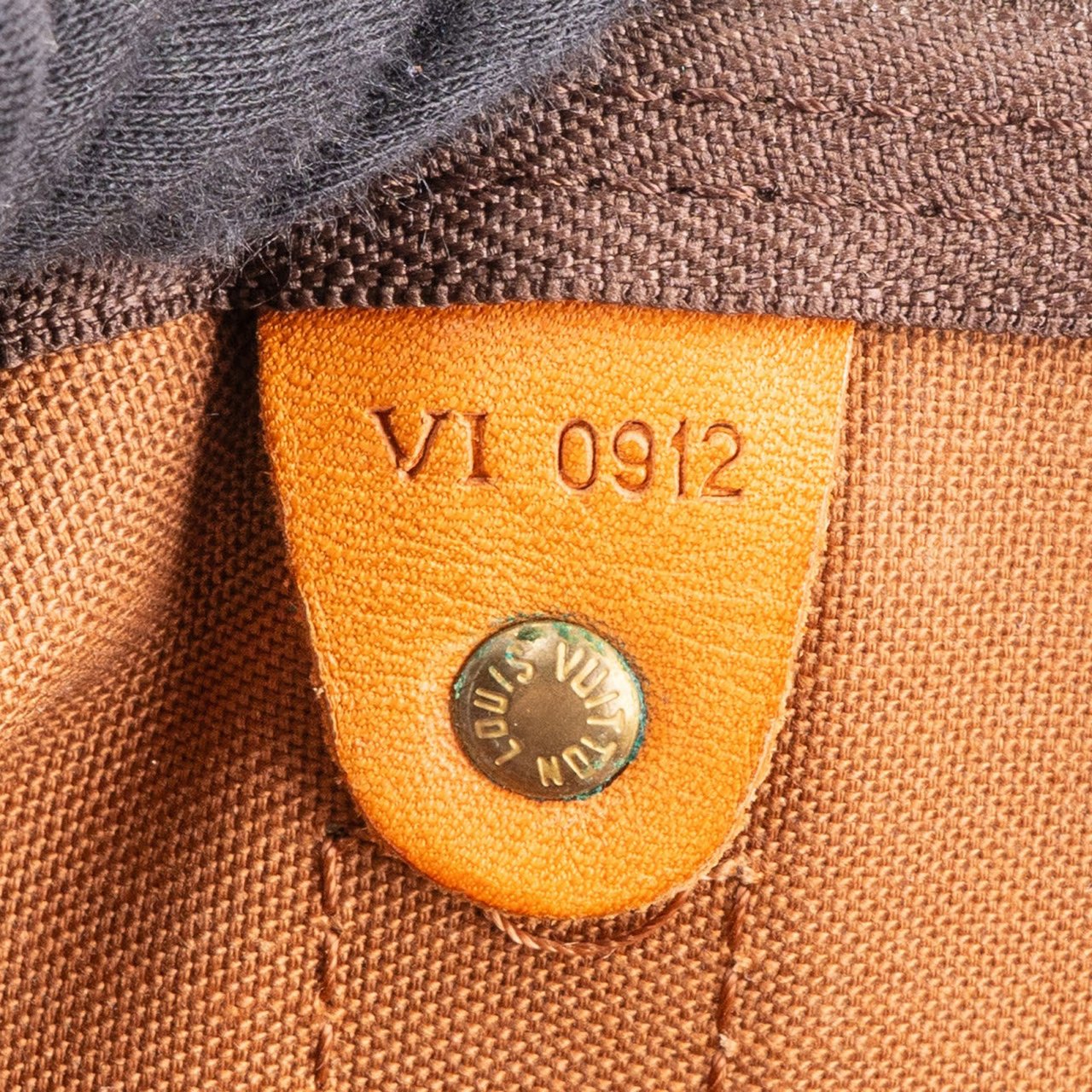 Louis Vuitton Monogram Canvas Keepall 60 Bandoulière Travel Bag Bruin