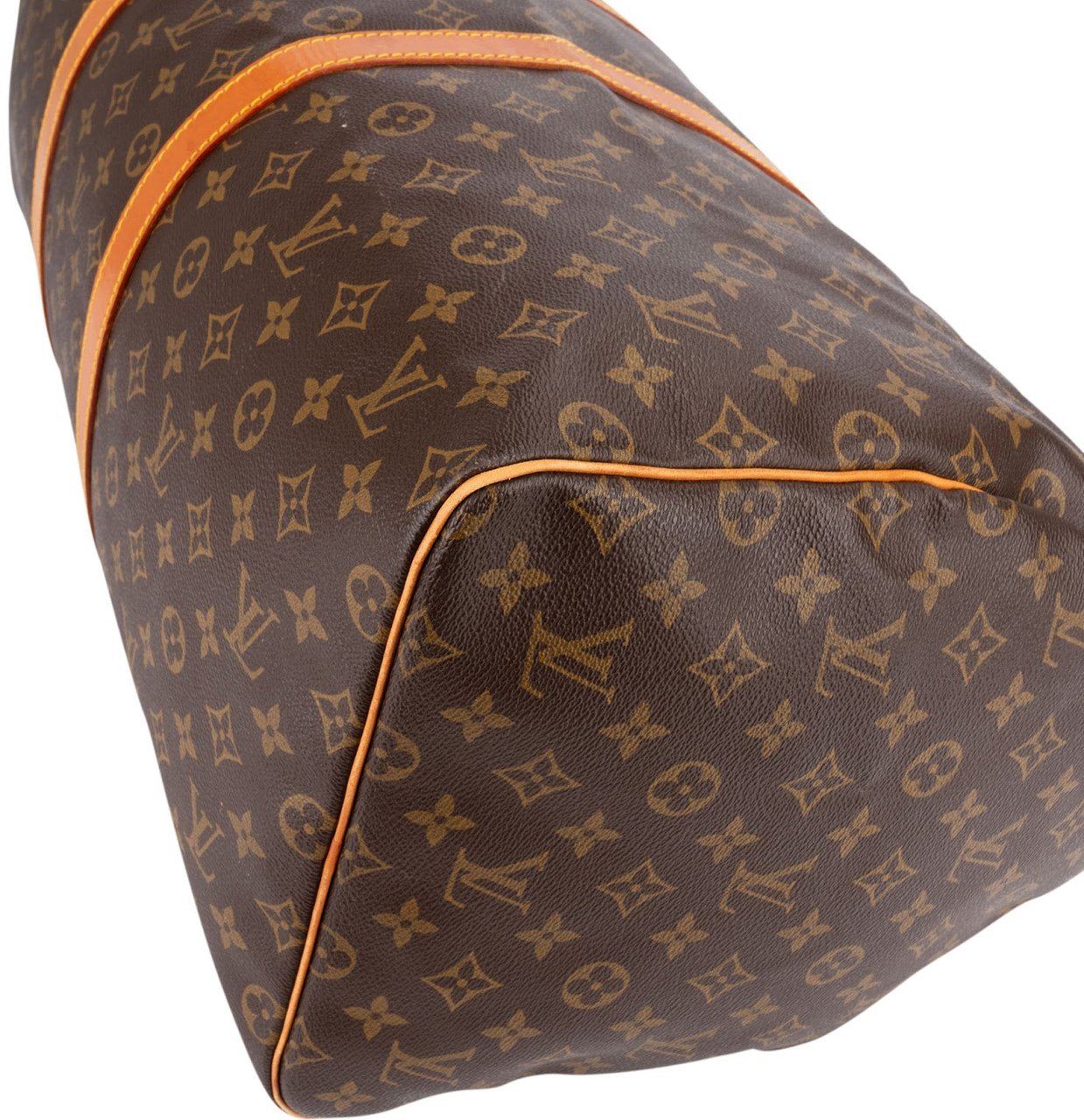 Louis Vuitton Monogram Canvas Keepall 55 Travel Bag Bruin