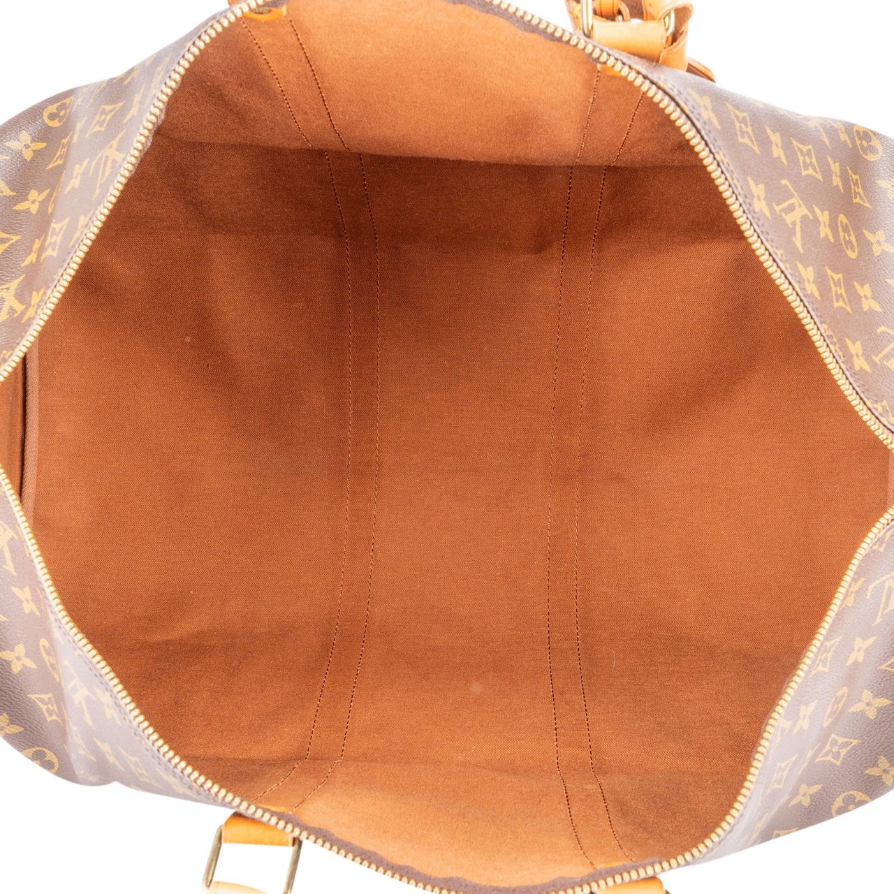 Louis Vuitton Monogram Canvas Keepall 55 Travel Bag Bruin