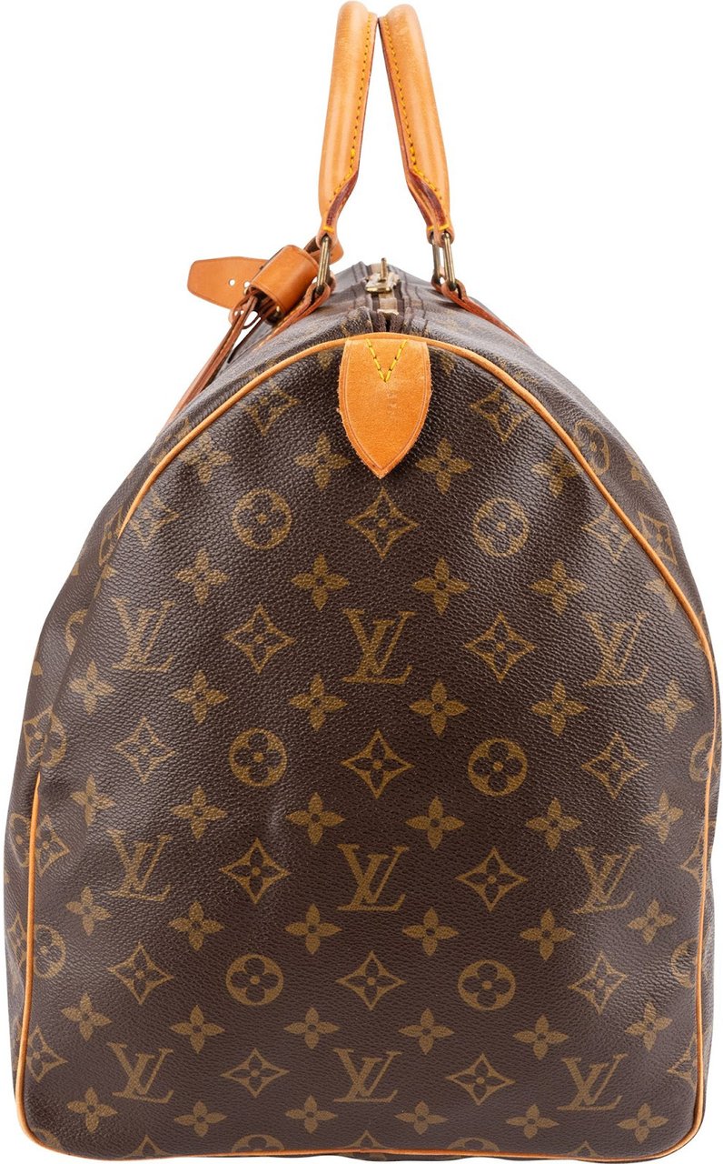 Louis Vuitton Monogram Canvas Keepall 55 Travel Bag Bruin