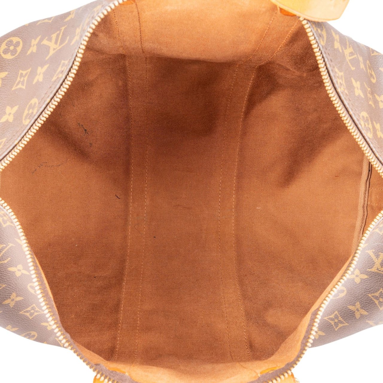 Louis Vuitton Monogram Canvas Keepall 45 Bandoulière Travel Bag Bruin