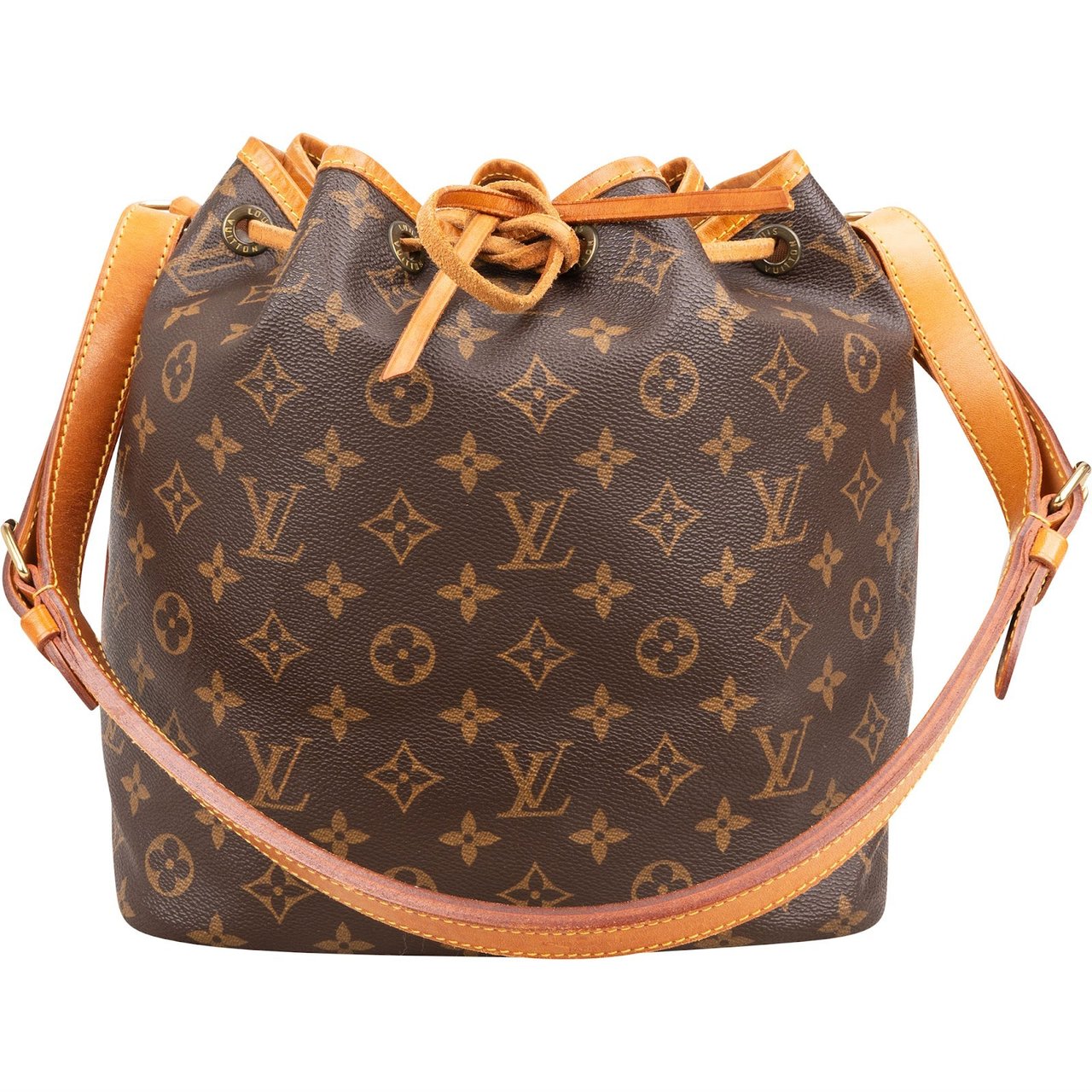 Louis Vuitton Monogram Canvas Sac Noé Petit Shoulder Bag Bruin