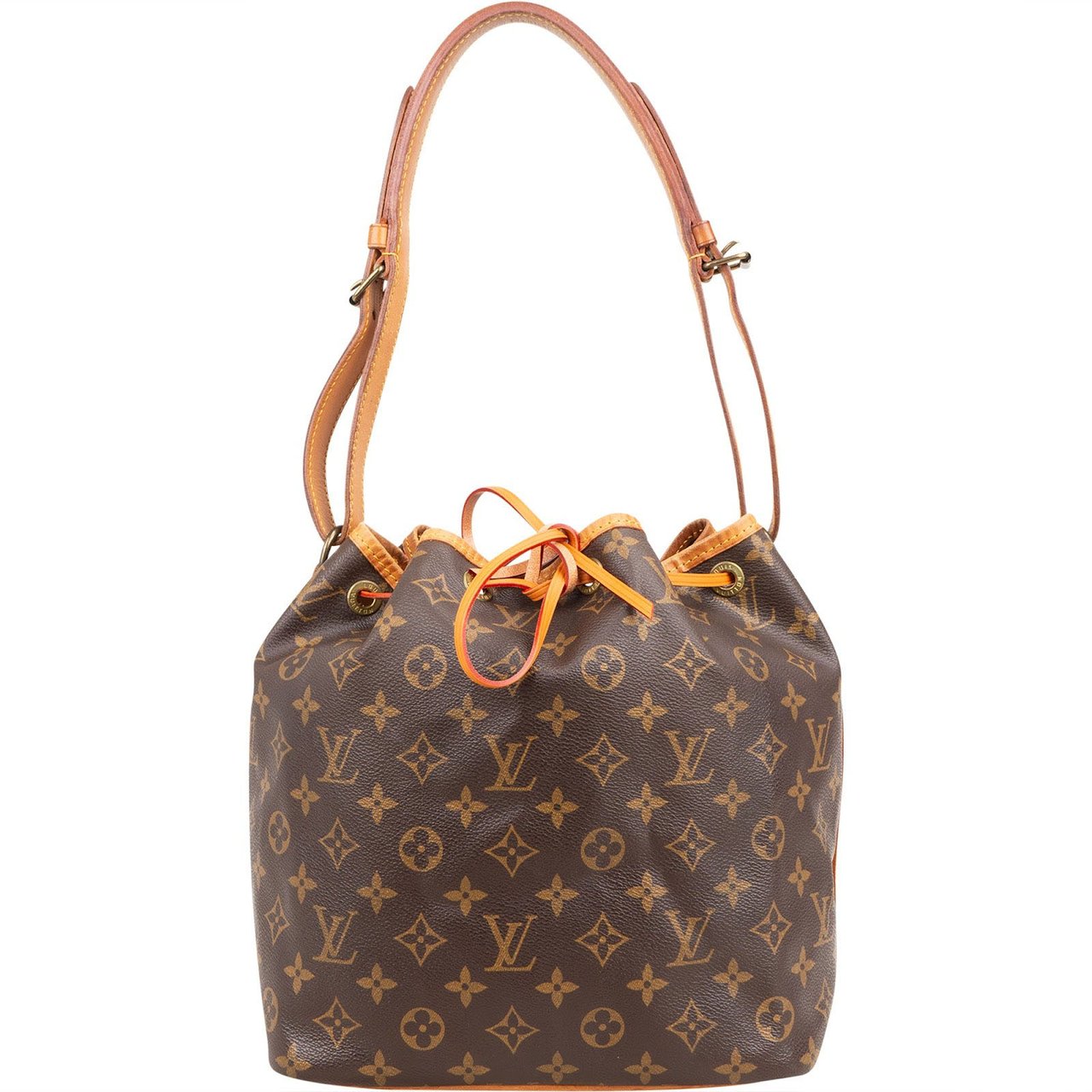 Louis Vuitton Monogram Canvas Sac Noé Petit Shoulder Bag Bruin