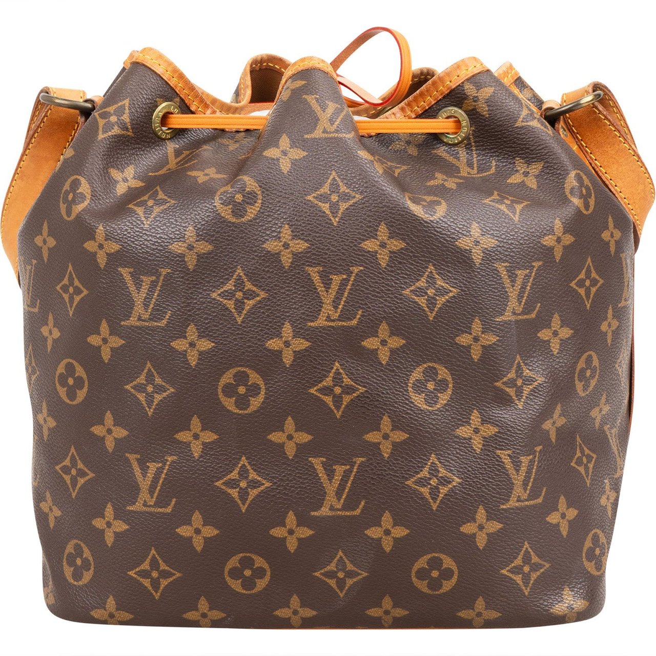 Louis Vuitton Monogram Canvas Sac Noé Petit Shoulder Bag Bruin