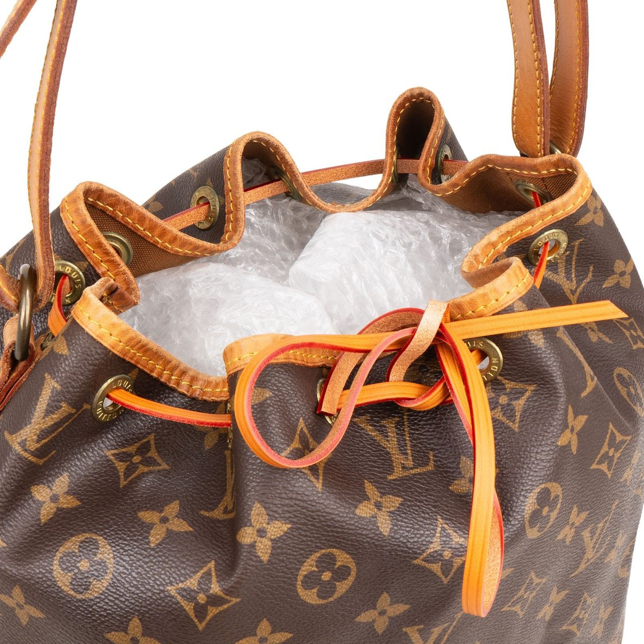 Louis Vuitton Monogram Canvas Sac Noé Petit Shoulder Bag Bruin