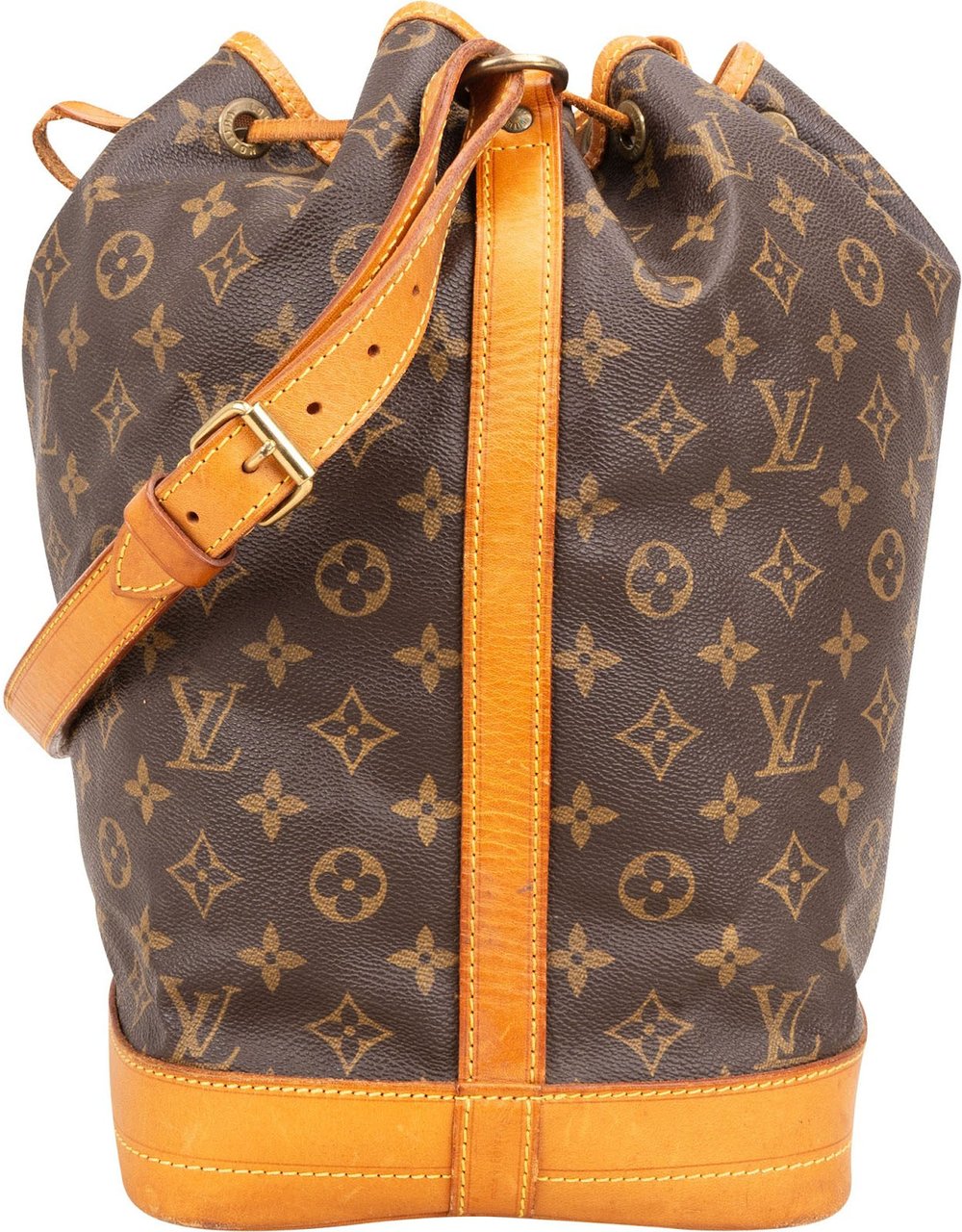 Louis Vuitton Monogram Canvas Sac Noé Grande Shoulder Bag Bruin