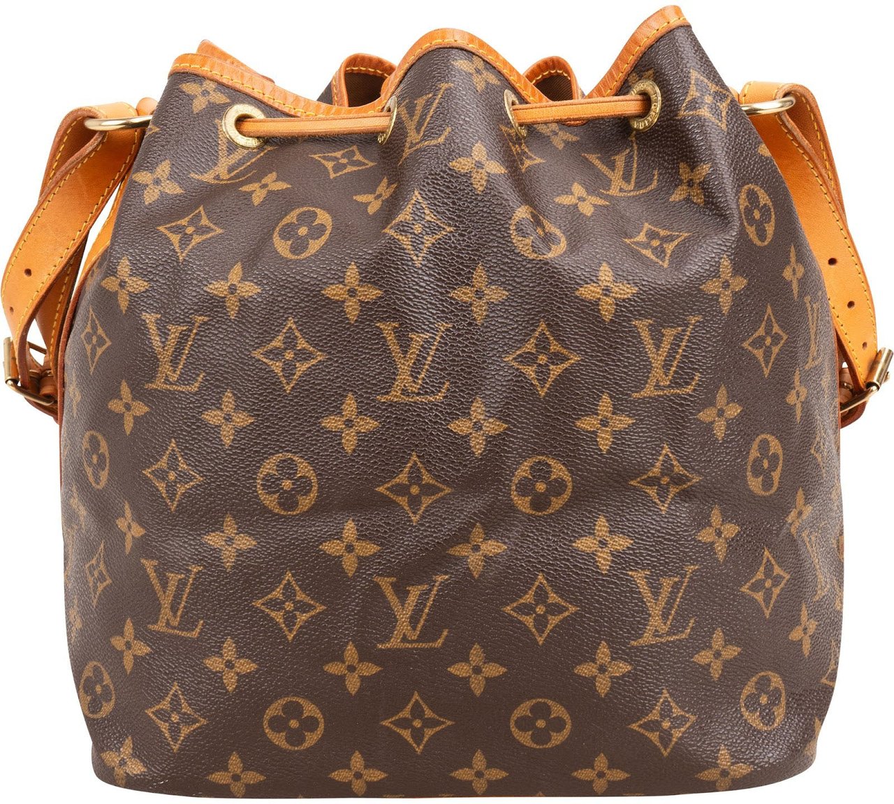 Louis Vuitton Monogram Canvas Sac Noé Petit Shoulder Bag Bruin