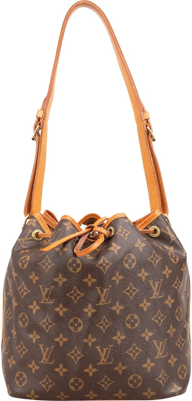 Louis Vuitton Monogram Canvas Sac Noé Petit Shoulder Bag Bruin