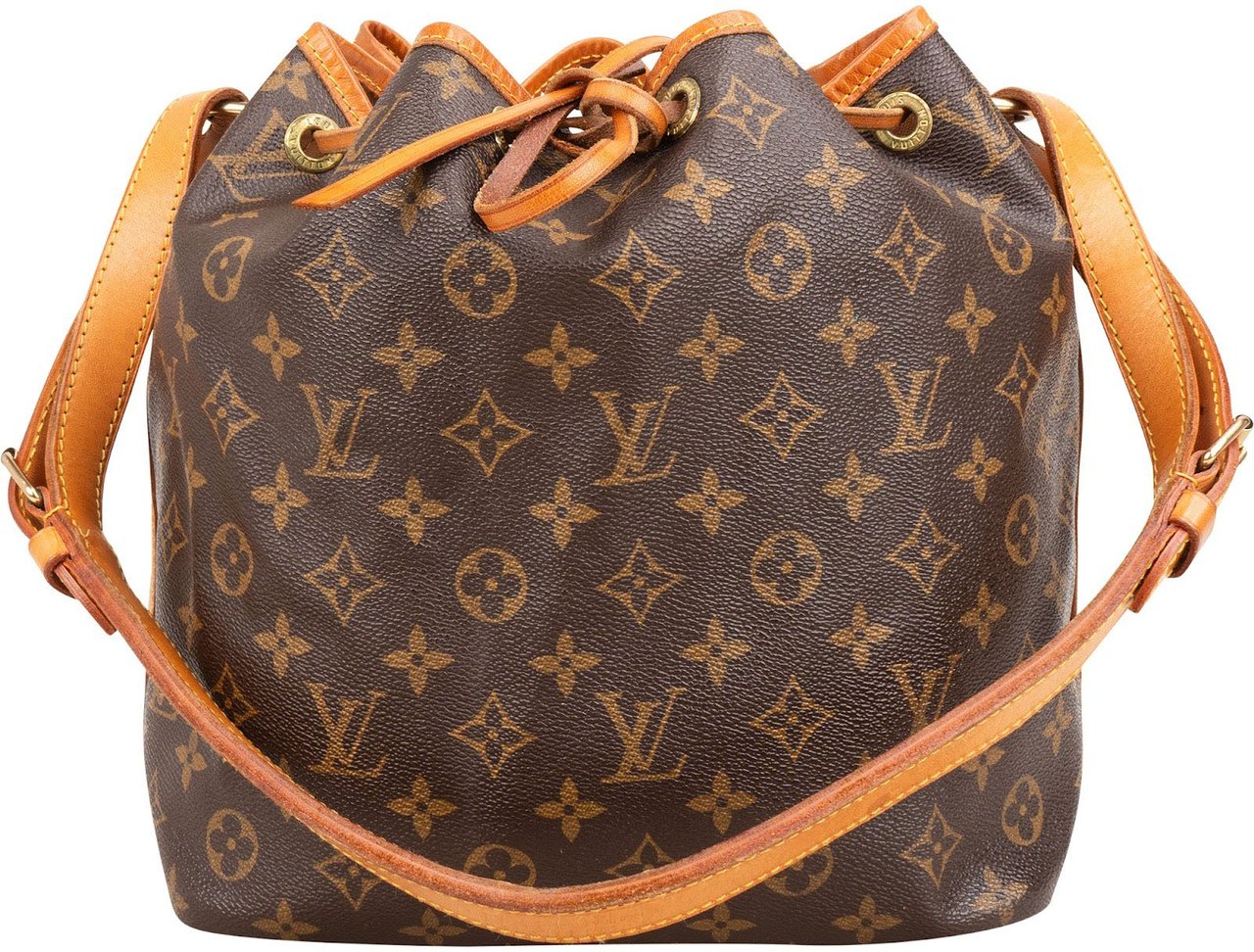 Louis Vuitton Monogram Canvas Sac Noé Petit Shoulder Bag Bruin