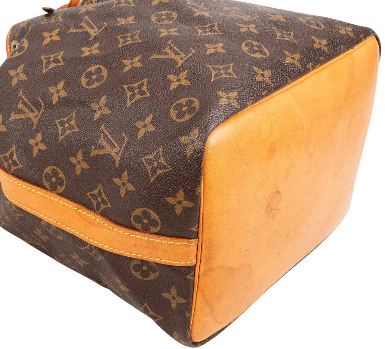 Louis Vuitton Monogram Canvas Sac Noé Petit Shoulder Bag Bruin