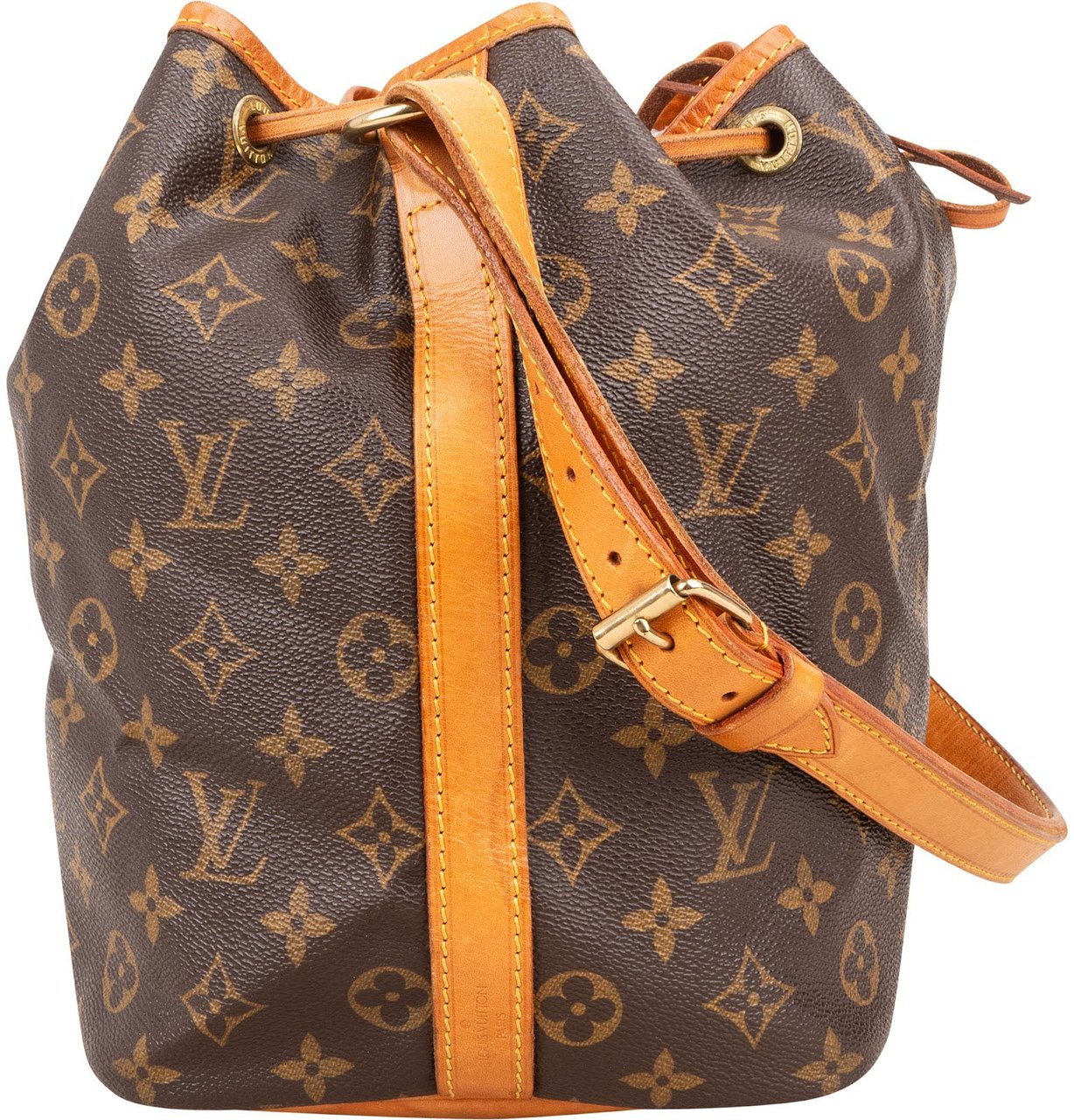 Louis Vuitton Monogram Canvas Sac Noé Petit Shoulder Bag Bruin