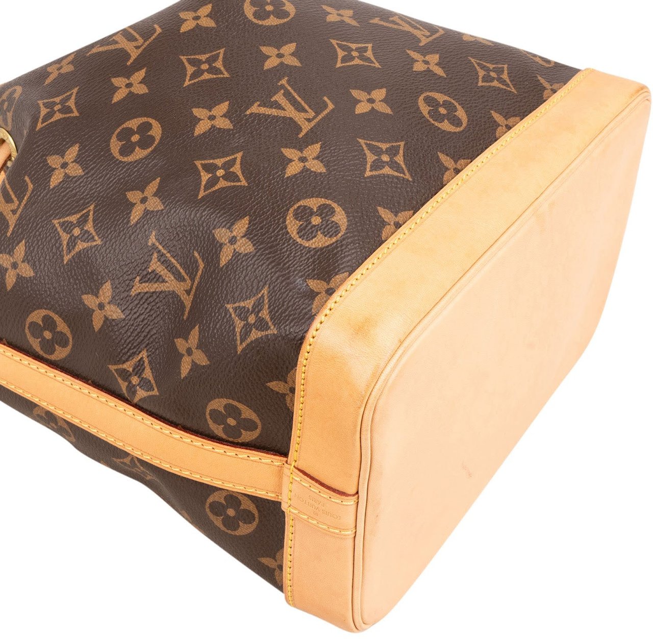 Louis Vuitton Monogram Canvas Sac Noé BB Crossbody Bag Bruin