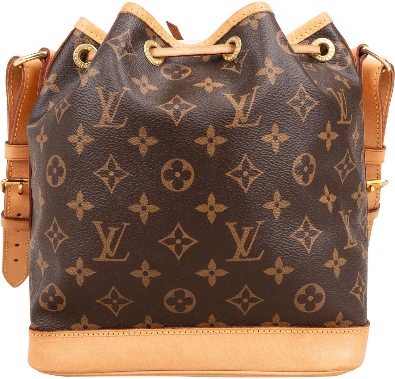 Louis Vuitton Monogram Canvas Sac Noé BB Crossbody Bag Bruin
