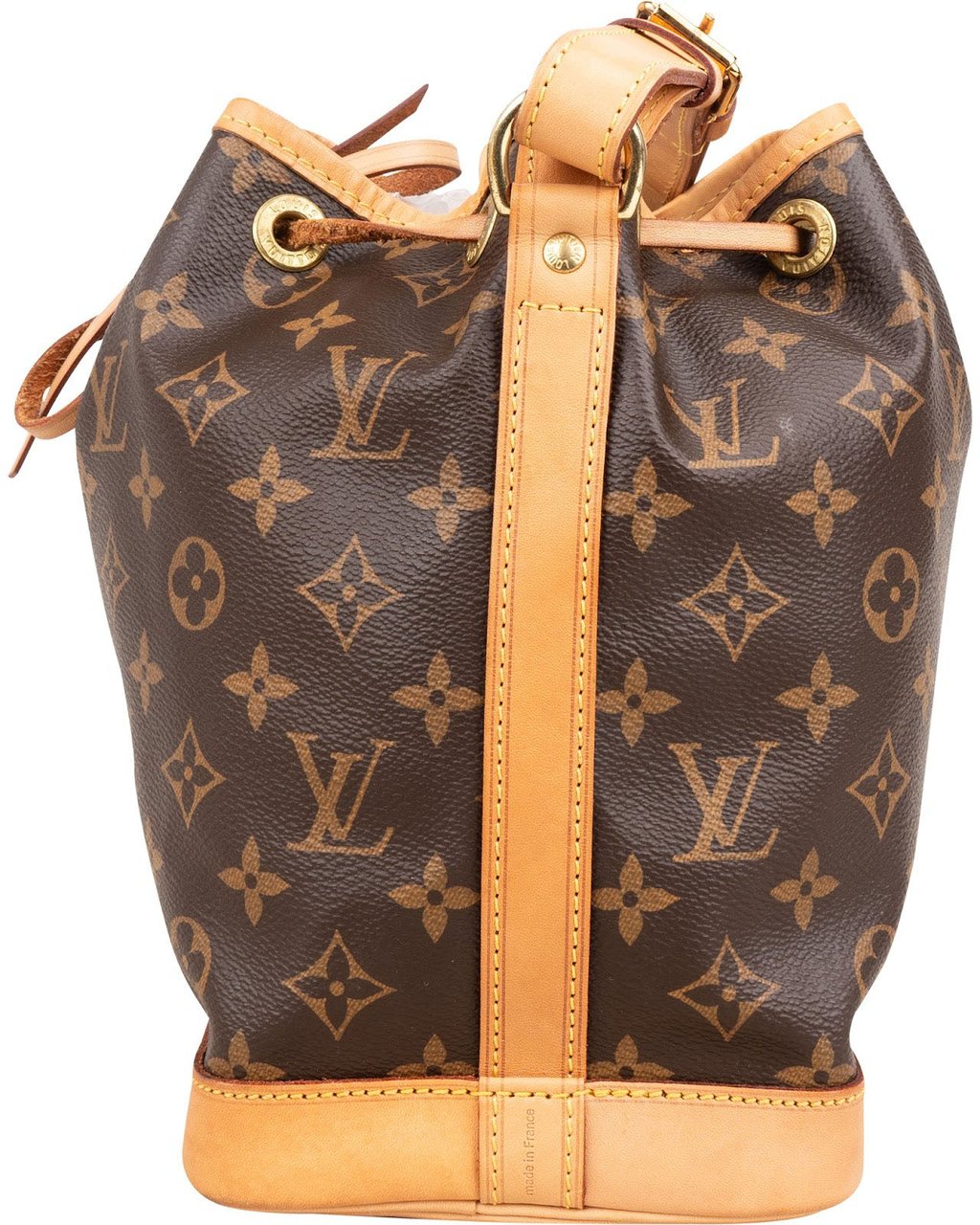Louis Vuitton Monogram Canvas Sac Noé BB Crossbody Bag Bruin