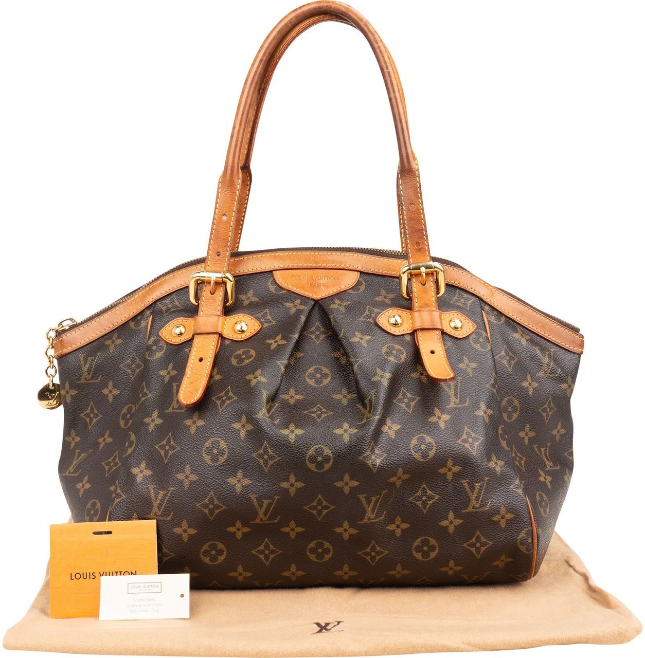 Louis Vuitton Monogram Canvas Tivoli GM Shoulder Bag Bruin