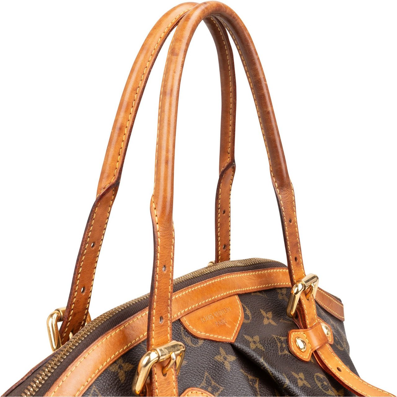 Louis Vuitton Monogram Canvas Tivoli GM Shoulder Bag Bruin