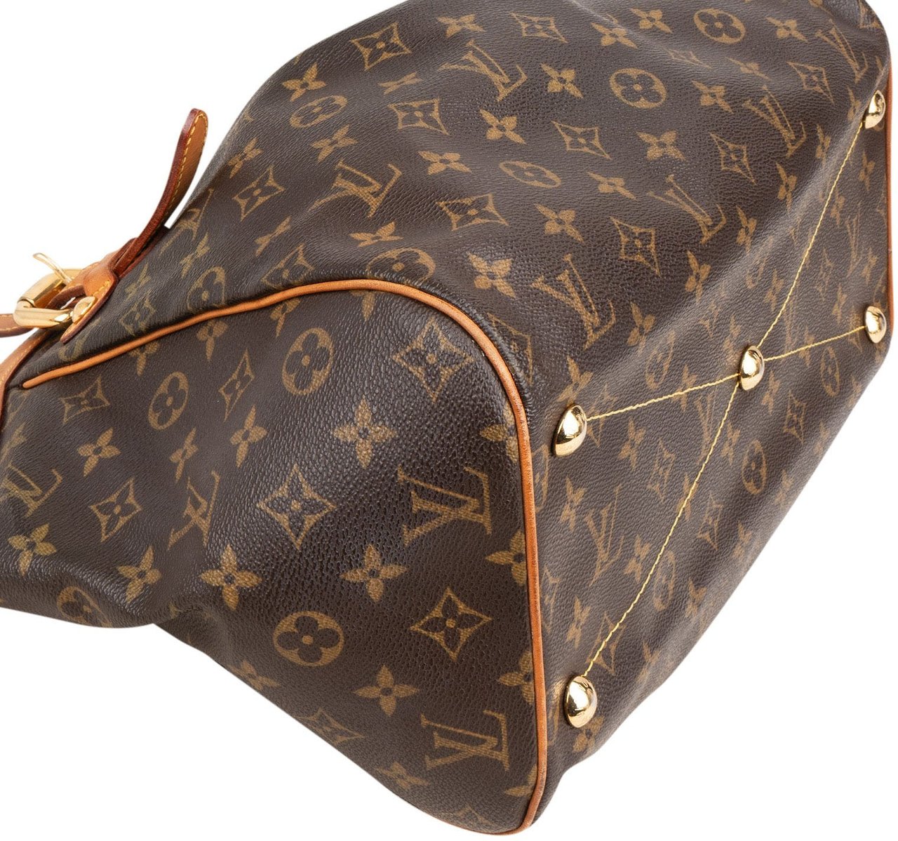 Louis Vuitton Monogram Canvas Tivoli GM Shoulder Bag Bruin