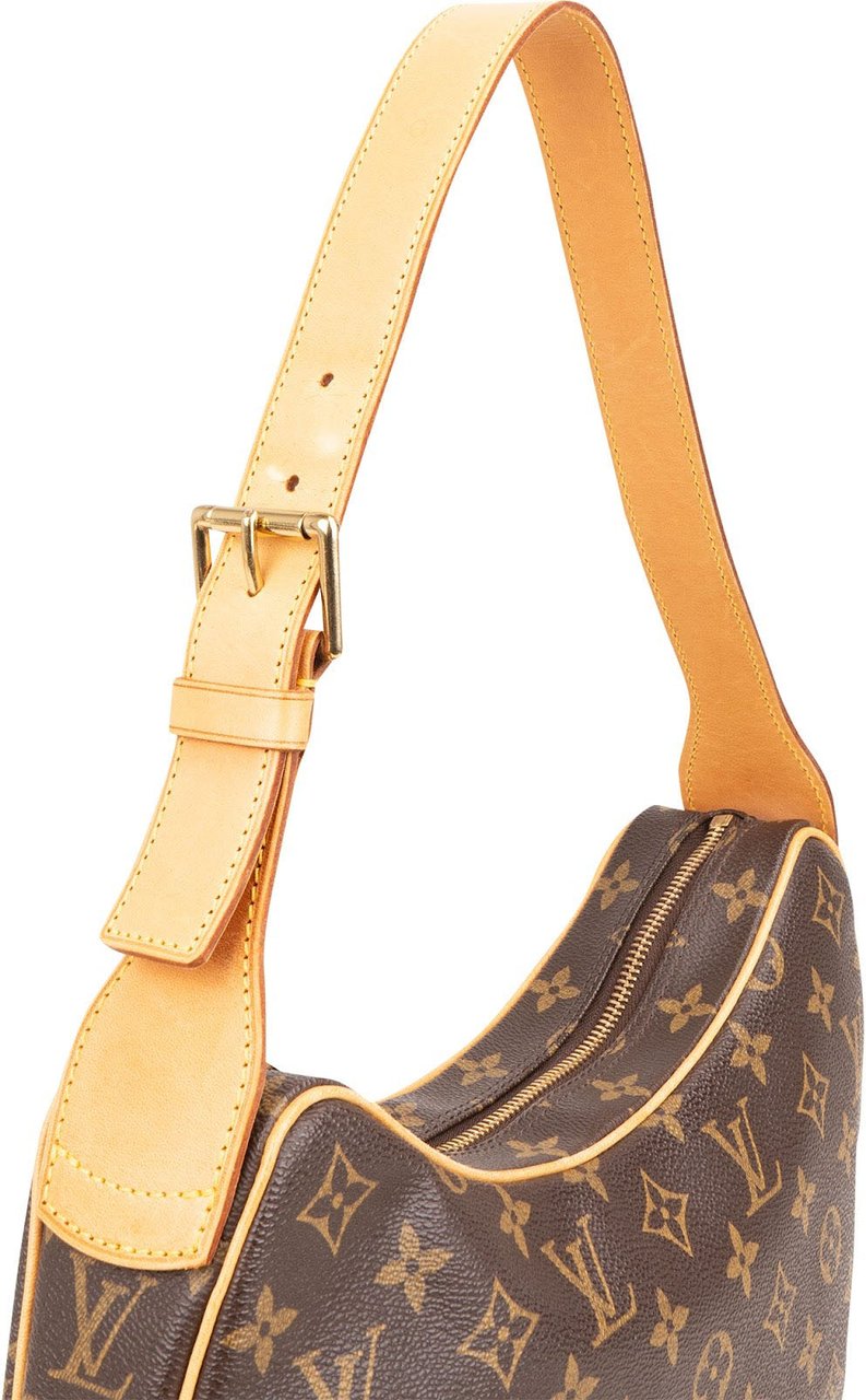 Louis Vuitton Monogram Canvas Croissant MM Shoulder Bag Bruin