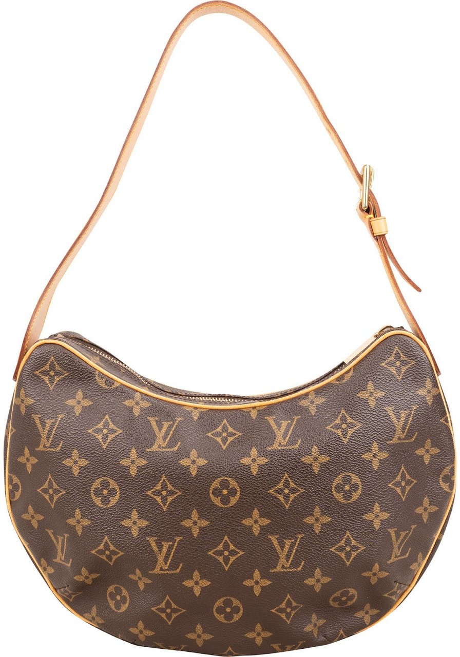 Louis Vuitton Monogram Canvas Croissant MM Shoulder Bag Bruin