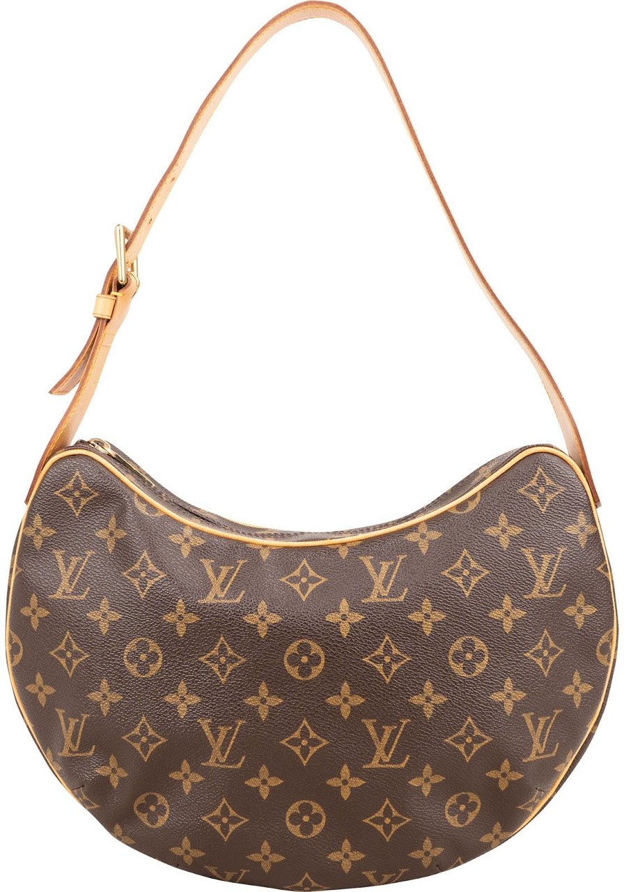 Louis Vuitton Monogram Canvas Croissant MM Shoulder Bag Bruin