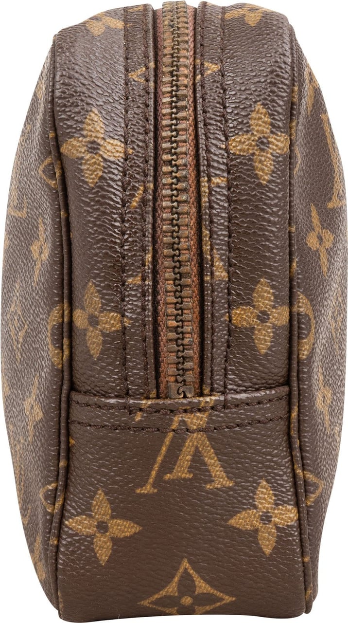 Louis Vuitton Monogram Canvas Trousse Toilette 23 Clutch Bruin