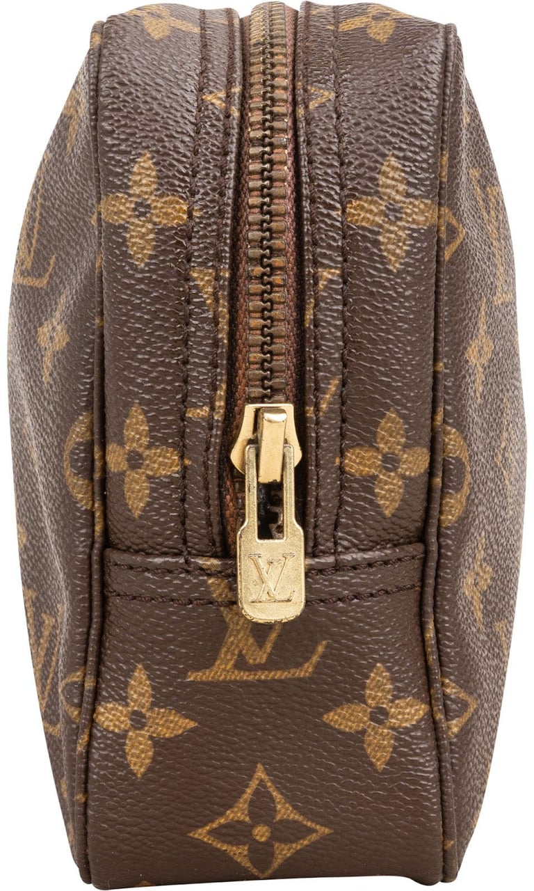 Louis Vuitton Monogram Canvas Trousse Toilette 23 Clutch Bruin