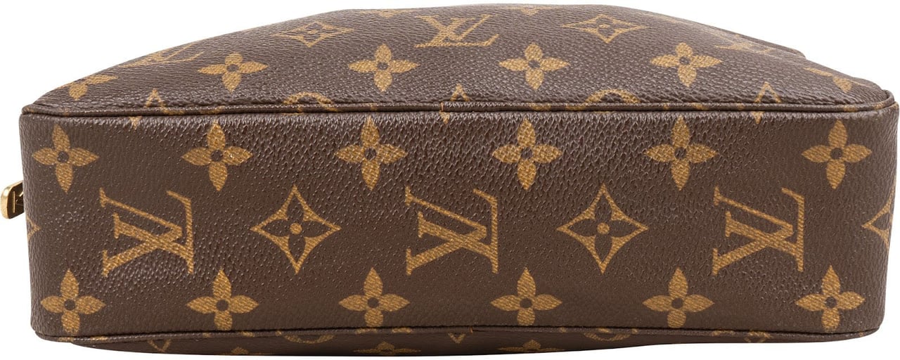 Louis Vuitton Monogram Canvas Trousse Toilette 23 Clutch Bruin