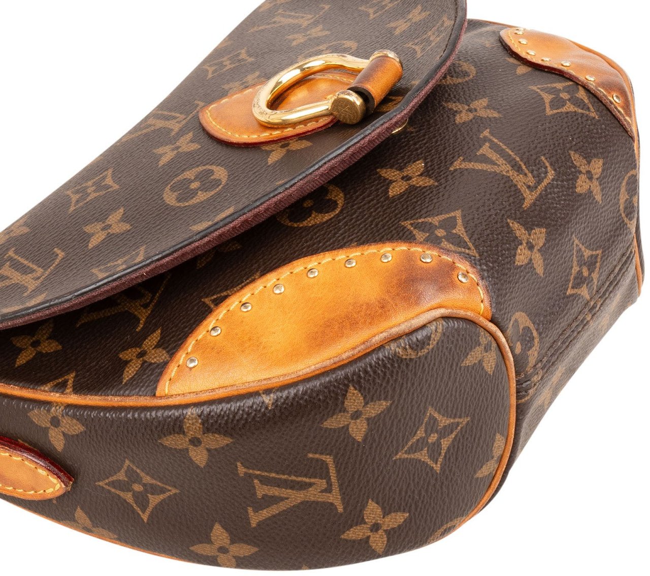 Louis Vuitton Monogram Canvas NM Saint Cloud Crossbody Bag Bruin