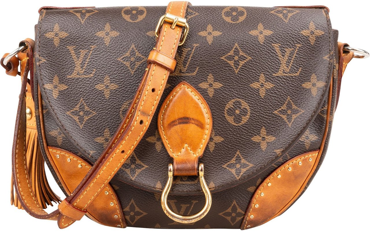 Louis Vuitton Monogram Canvas NM Saint Cloud Crossbody Bag Bruin