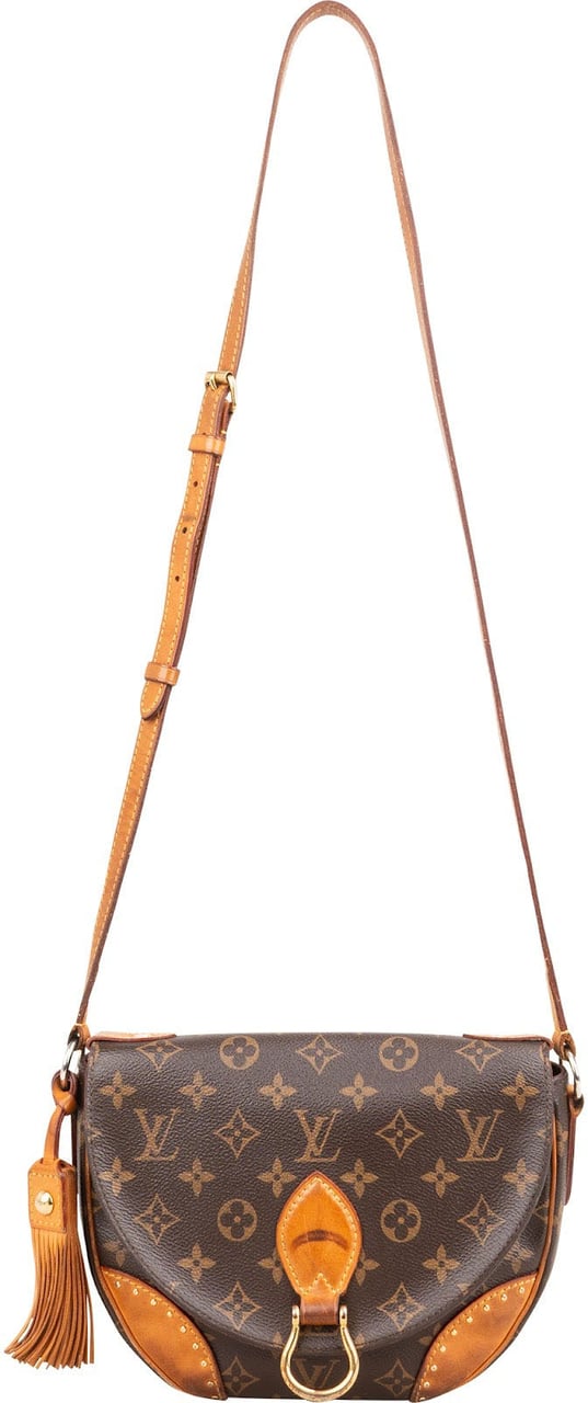 Louis Vuitton Monogram Canvas NM Saint Cloud Crossbody Bag Bruin
