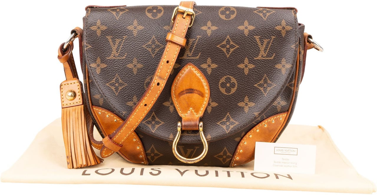 Louis Vuitton Monogram Canvas NM Saint Cloud Crossbody Bag Bruin