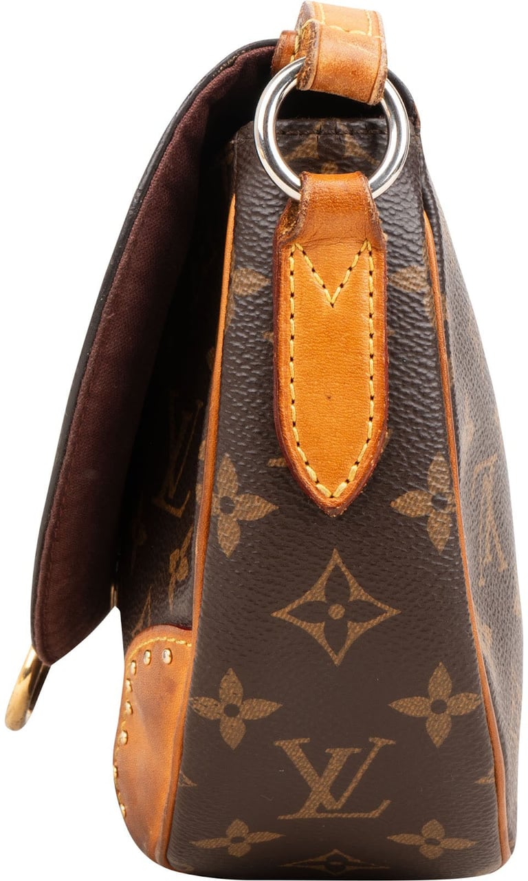 Louis Vuitton Monogram Canvas NM Saint Cloud Crossbody Bag Bruin