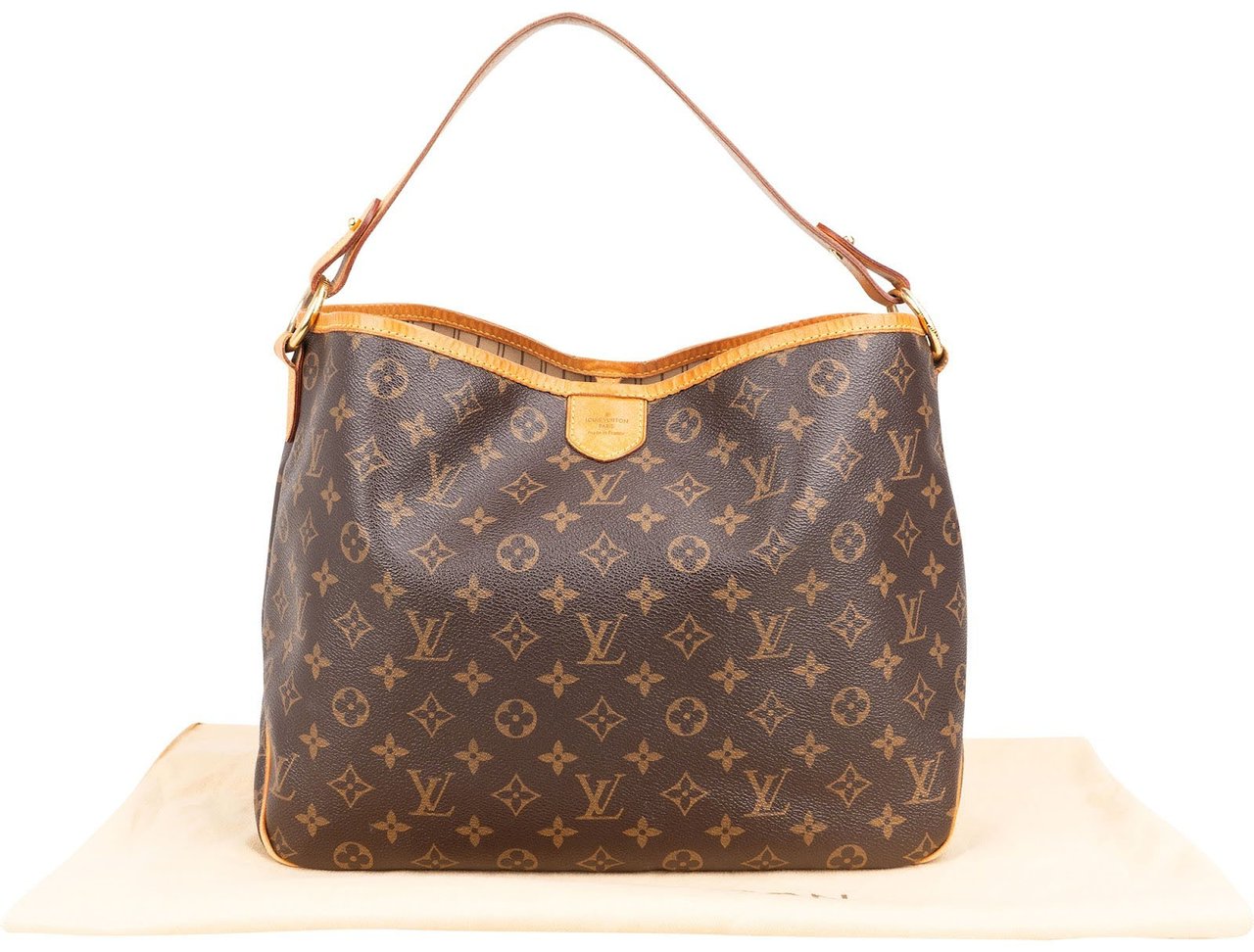 Louis Vuitton Monogram Canvas Delightful PM Shoulder Bag Bruin