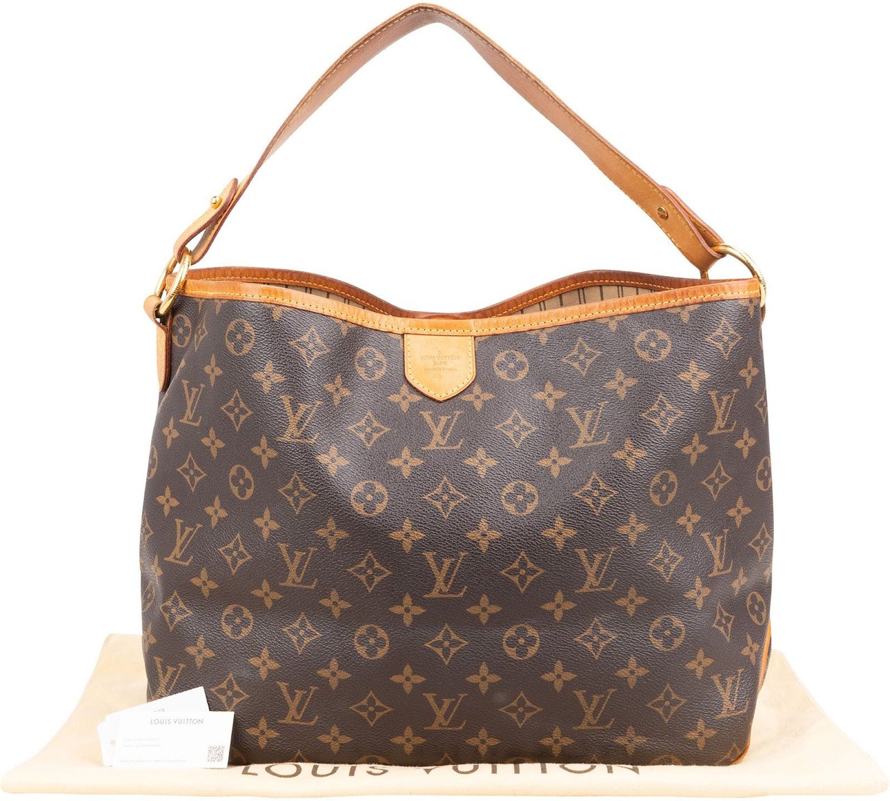 Louis Vuitton Monogram Canvas Delightful PM Shoulder Bag Bruin