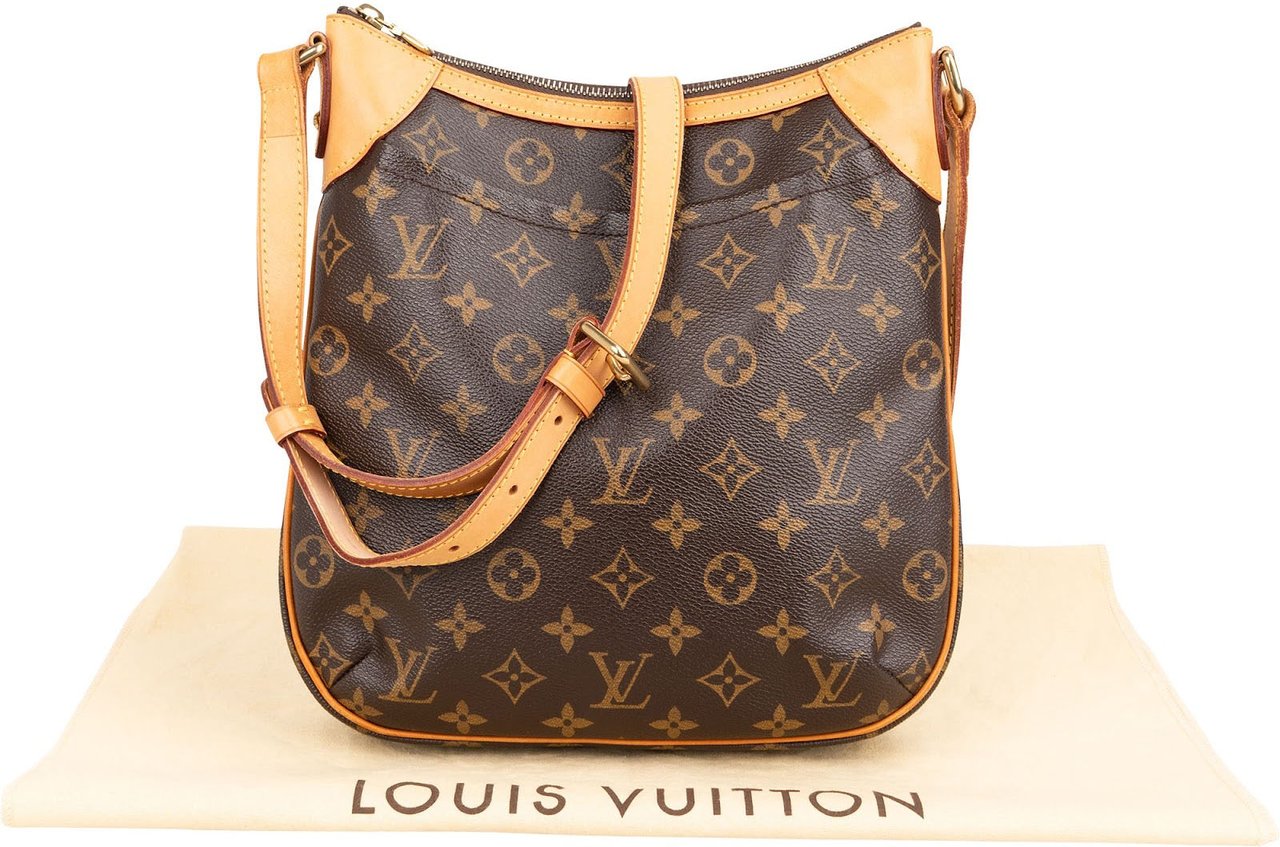 Louis Vuitton Monogram Canvas Odeon PM Crossbody Bag Bruin
