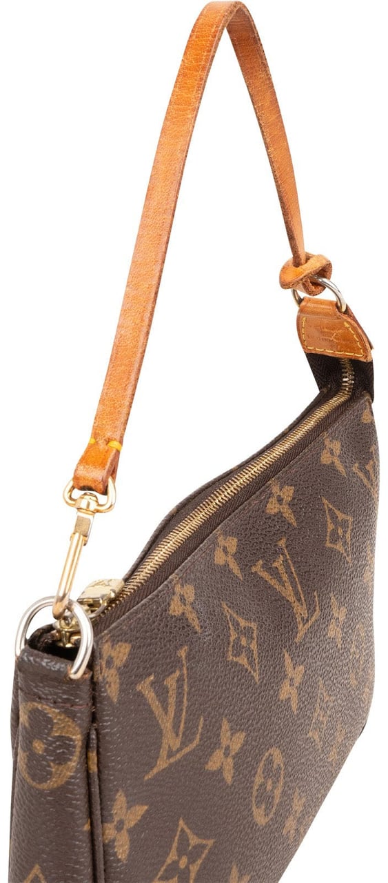 Louis Vuitton Monogram Canvas Pochette Accessoires Handbag Bruin