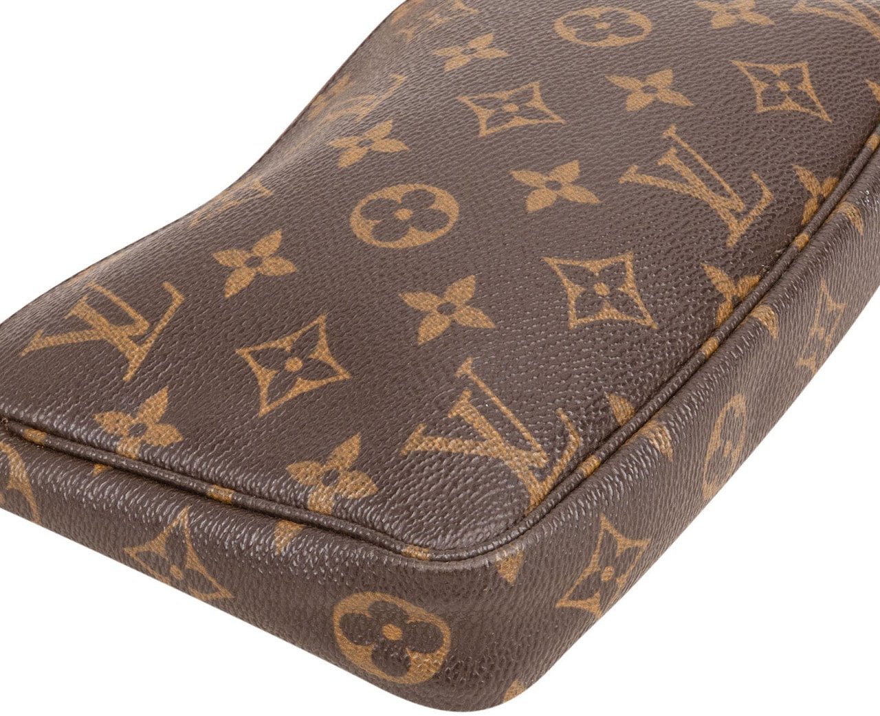 Louis Vuitton Monogram Canvas Pochette Accessoires Handbag Bruin